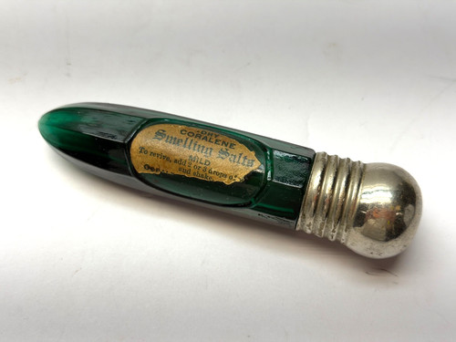 Antique smelling salts bottle - smelling,