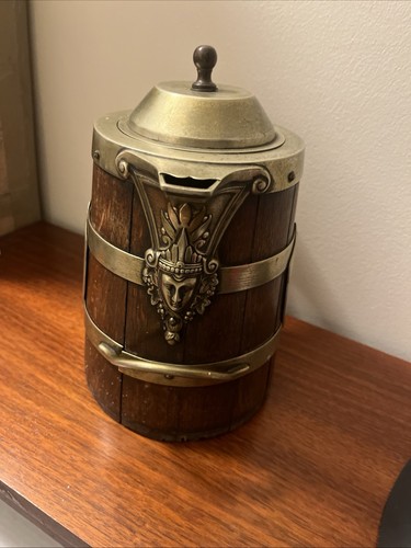 19th century oak ale jug - 19th,