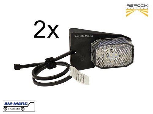 Led white clear front - x,