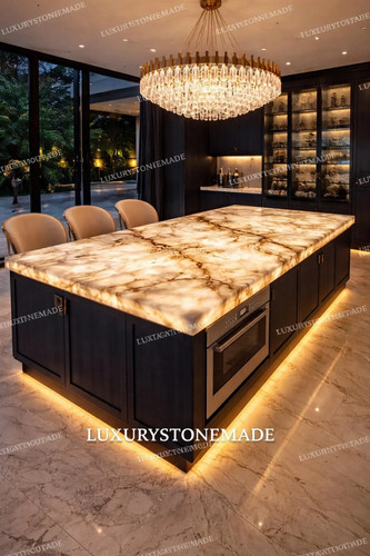 Cristallo quartzite countertop - cristallo,