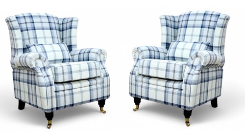 Wing high back armchair - wing, fabric