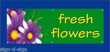FRESH FLOWERS PVC BANNER