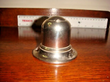 ART DECO CHROME SPRUNG SLIDING LID CAPSTAN  INK WELL - BAKELITE LINER