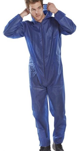 Disposable hooded coverall - hooded,