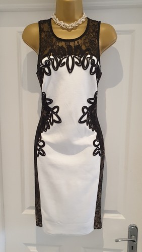 Lipsy black white bodycon - lipsy,