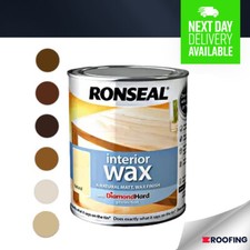 Ronseal Interior Wax, 750ml - Suitable For Doors, Window Frames, Floor Skirting