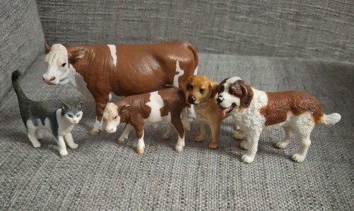 Schleich simmental cow calf - simmental,