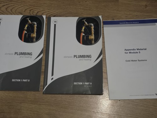 Plumbing learning books - learning, bundle