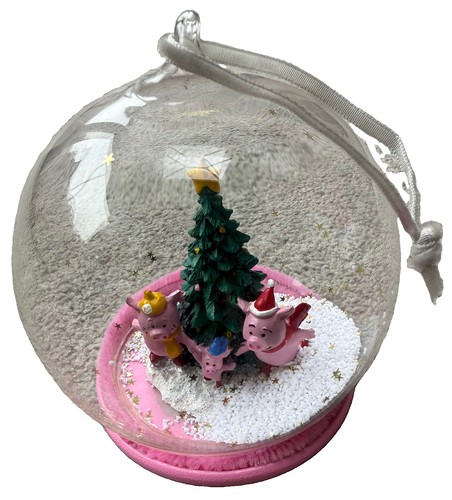 Percy pig hanging snow - m&s,