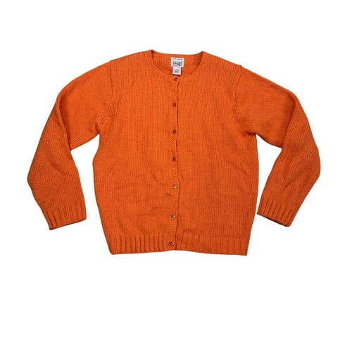 Leon levin orange hand - leon, loomed