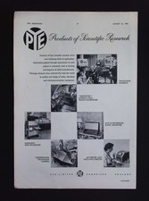 Original 1953 Advert Pye
