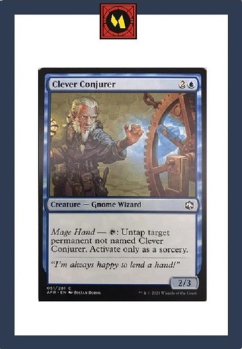 Clever conjurer magic - "clever,