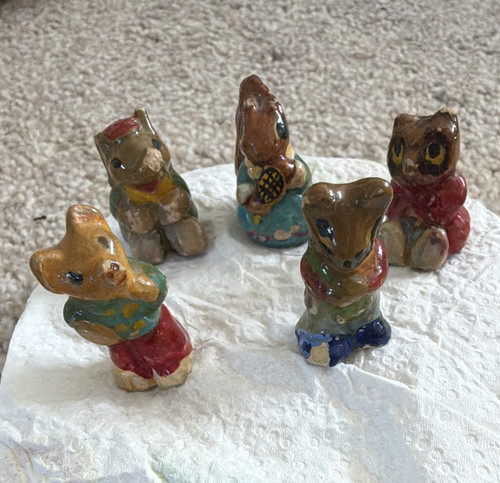 Set hand painted ceramic - 5,