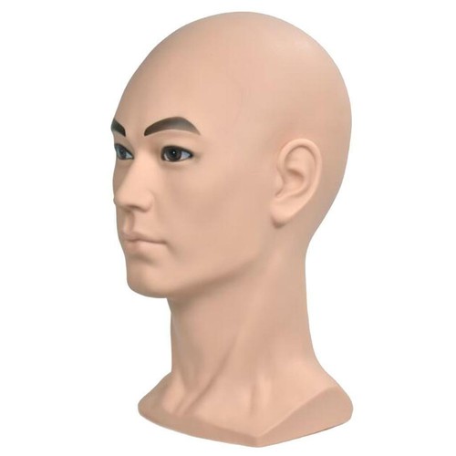 Pvc male mannequin hat - pvc, 20''