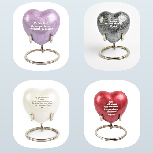 Cremation heart urn small - urn,
