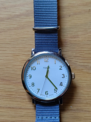 Timex 38mm quartz - 38mm, white