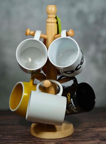 Natural beech mug - beech, 6