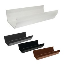 Upvc gutter square line - upvc, 114mm
