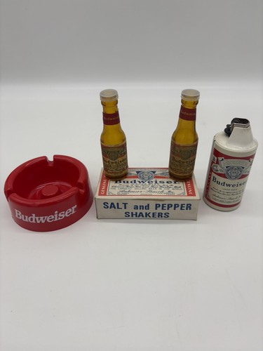 Vintage budweiser lot salt - lot, &