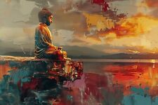 BUDDHA CANVAS PICTURE PRINT