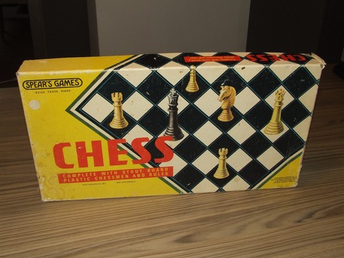 Vintage spears games - spears, chess