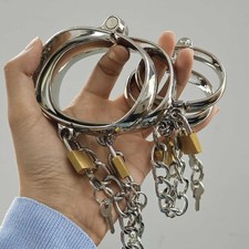  Lockable Metal Handcuffs