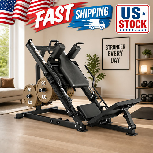 Leg press hack squat machine - leg,