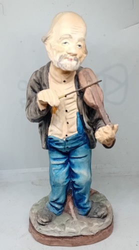 Old man playing the violin - man,