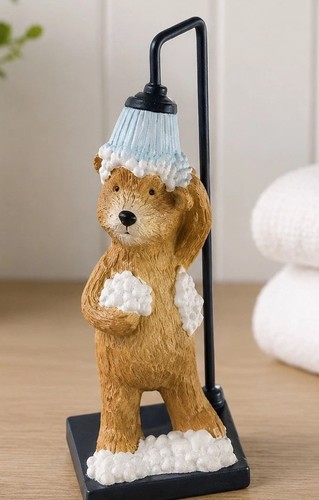 Next resin bertie bear shower - resin,