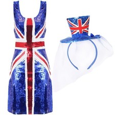 UNION JACK DRESS & FASCINATOR