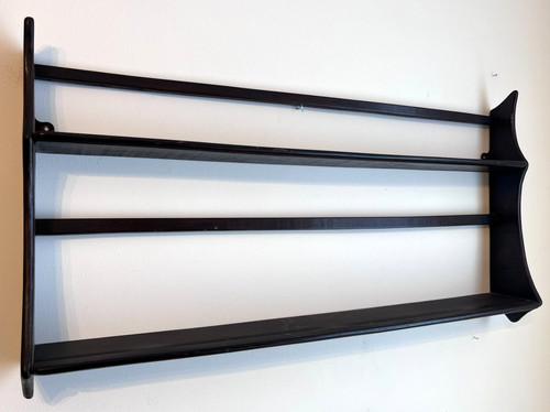 Antique wooden wall shelf - antique, arts