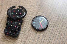 pop swatch watch vintage black