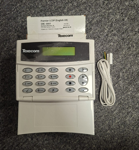 Texecom premier lcdp alarm - texecom,