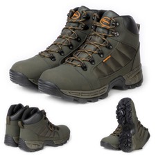 Men's Hiking Boots Waterproof Outdoor Walking Boot Hiker Work Green Rydale