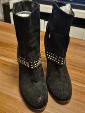 RUSSELL & BROMLEY  BLACK SUEDE