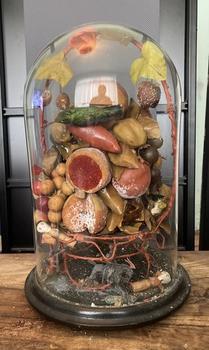 Antique victorian wax fruit - victorian,