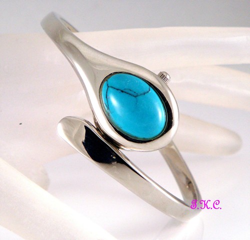 Silver semi precious turquoise - semi,