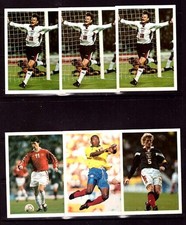 PG TIPS - INTERNATIONAL SOCCER STARS - 10 CARDS - 8 DIFFERENT.