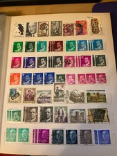 Collection of Spanish / Spain  stamps - two pages see all photos for details
