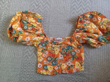 Ladies Zara Puff Sleeve Floral