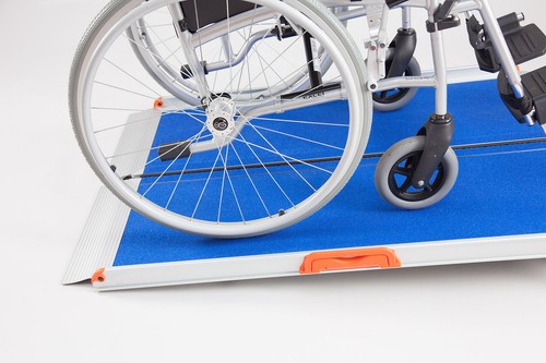 Folding wheelchair ramp - wheelchair,