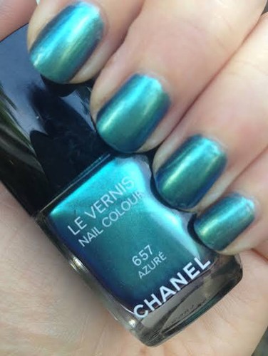 Chanel azure 657 nail - ,