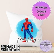 Personalised Spiderman Cushion