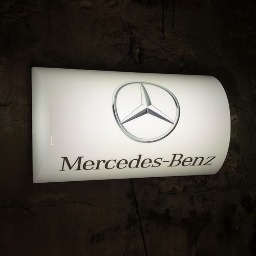 Mercedes benz led illuminated - mercedes,