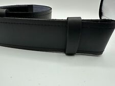 Scottish Plain Black Leather Kilt Belt with adjustable waist only £14.99