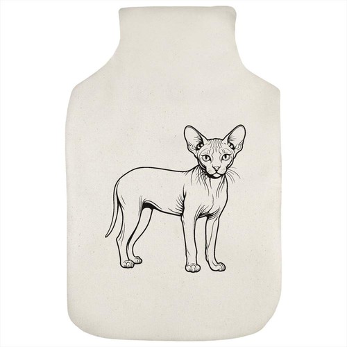 Sphynx cat hot water bottle - 'sphynx,