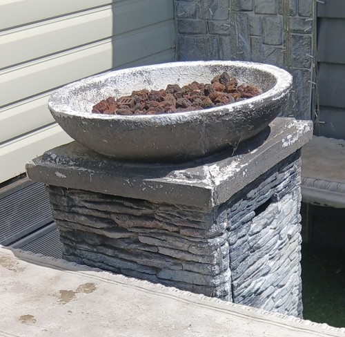 Gas fire pit - fire,