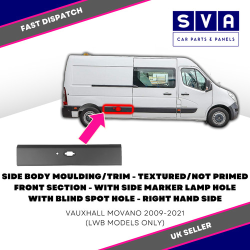 Vauxhall movano 2009 2021 side - vauxhall, 2009-2021