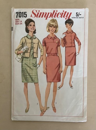 Simplicity 7015 sewing pattern - sewing,