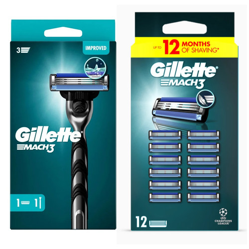 Gillette mach3 razor handle - gillette,